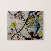 Kandinsky Blue Segment Puzzle (Horizontal)