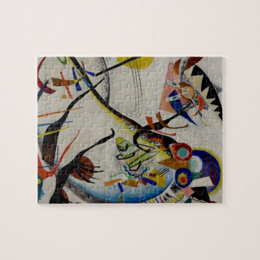 Kandinsky Blue Segment Puzzle (Horizontal)