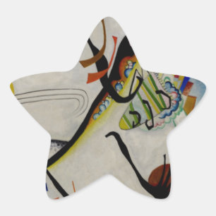 Kandinsky Blue Segment Stern-Aufkleber