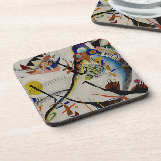 Kandinsky Blue Segment Untersetzer (Linke Seite)