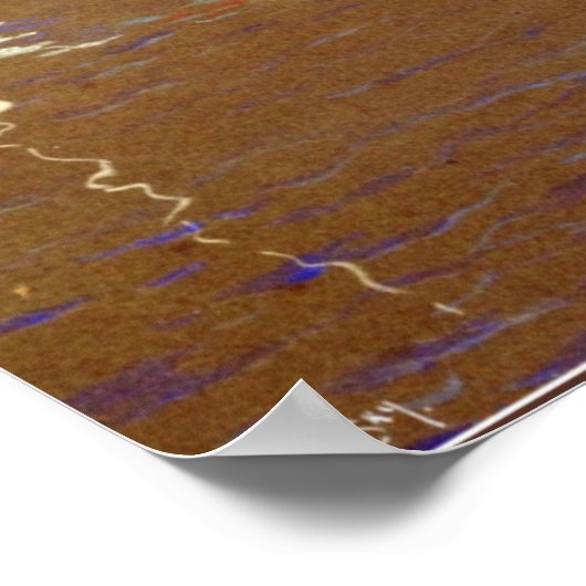 Kandinsky - Boote Poster (Ecke)