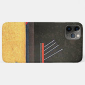 Kandinsky - Braun, abstrakte Kunst, Case-Mate iPhone Hülle (Rückseite (Horizontal))
