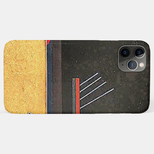 Kandinsky - Braun, abstrakte Kunst, Case-Mate iPhone Hülle (Rückseite (Horizontal))