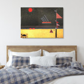 Kandinsky - Braun, abstrakte Kunst, Leinwanddruck (Insitu (Schlafzimmer))