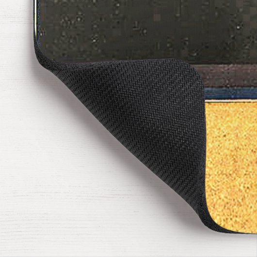 Kandinsky - Braun, abstrakte Kunst Mousepad (Ecke)