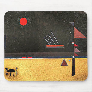 Kandinsky - Braun, abstrakte Kunst Mousepad