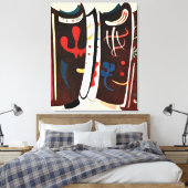 Kandinsky - braun mit Zusatz Leinwanddruck (Insitu (Schlafzimmer))
