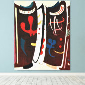 Kandinsky - braun mit Zusatz Leinwanddruck (Insitu (Holzboden))