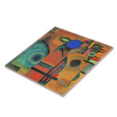 Kandinsky - Braunes Schweigen Fliese (Seite)