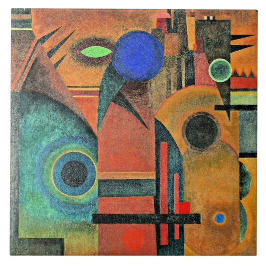 Kandinsky - Brawn Silence Fliese (Vorderseite)