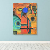 Kandinsky - Brawn Silence Leinwanddruck (Insitu (Holzboden))