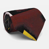 Kandinsky Brown Modern Abstrakt Expressionist Art Krawatte (Gerollt)