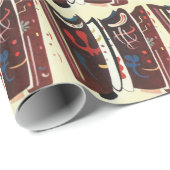 Kandinsky Brown with Geschenkpapier (Rolleneckpunkt)