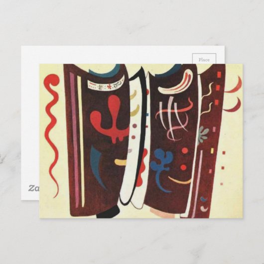Kandinsky Brown with Postkarte (Vorne/Hinten)