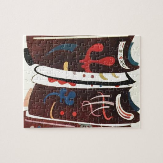 Kandinsky Brown with Puzzle (Horizontal)