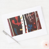Kandinsky Brown with Rechteckiger Aufkleber (Umschlag)