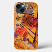 Kandinsky Brown Yellow Red Blue Case-Mate iPhone Hülle (Rückseite)