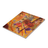 Kandinsky Brown Yellow Red Blue Fliese (Seite)