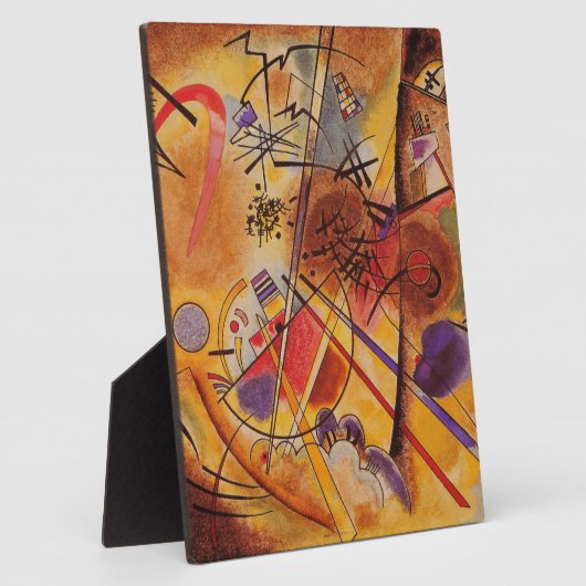 Kandinsky Brown Yellow Red Blue Fotoplatte (Seite)