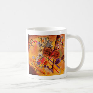 Kandinsky Brown Yellow Red Blue Kaffeetasse