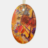 Kandinsky Brown Yellow Red Blue Keramikornament (Links)