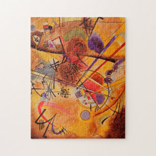 Kandinsky Brown Yellow Red Blue Puzzle