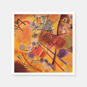 Kandinsky Brown Yellow Red Blue Serviette