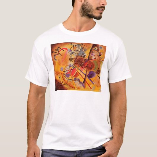 Kandinsky Brown Yellow Red Blue T-Shirt (Vorderseite)