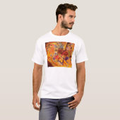 Kandinsky Brown Yellow Red Blue T-Shirt (Vorne ganz)
