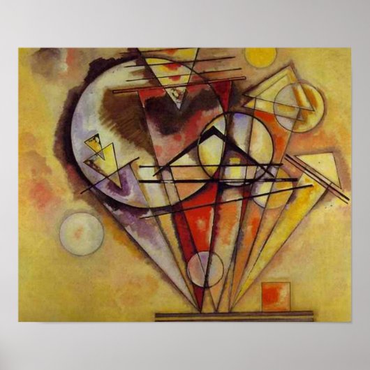 Kandinsky Circles Abstrakt Painting Artwork Poster (Vorne)