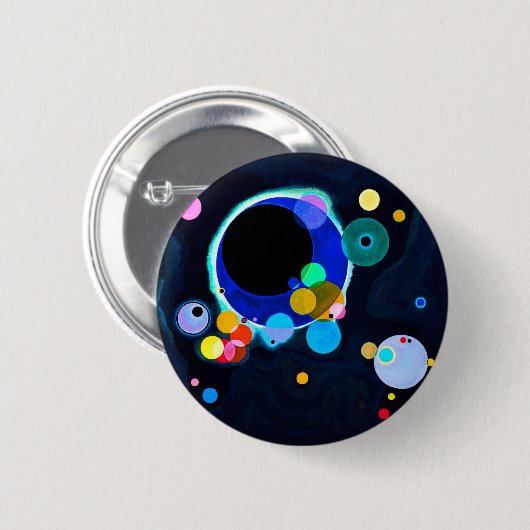 Kandinsky Circles Button (Vorne & Hinten)