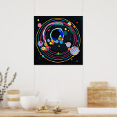 Kandinsky Circles Poster (Küche)