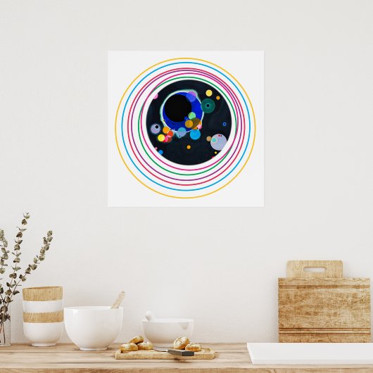 Kandinsky Circles Poster (Küche)