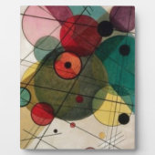 Kandinsky Circles Tabletop Plaque mit Easel Fotoplatte (Vorderseite)
