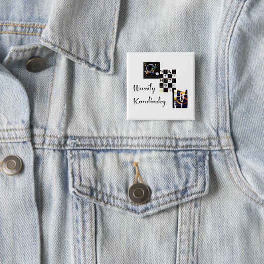 Kandinsky - Collage seines Kunstwerks Button (Beispiel)