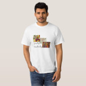 Kandinsky - Collage seines Kunstwerks T-Shirt (Vorne ganz)
