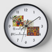Kandinsky - Collage seines Kunstwerks Uhr (Vorderseite)