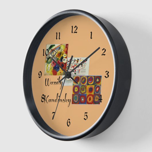Kandinsky-Collage, Uhr (Winkel)