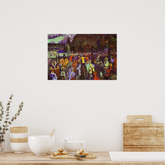 Kandinsky - Colorful Life, Poster (Küche)