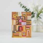 Kandinsky Compensation Rose Postkarte (Stehend Vorderseite)