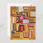 Kandinsky Compensation Rose Postkarte (Vorne/Hinten)