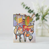 Kandinsky - Complex Simple, abstract artwork, Postkarte (Stehend Vorderseite)