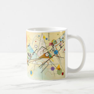 Kandinsky Composition 8 Vintage Geometrische Kunst Kaffeetasse