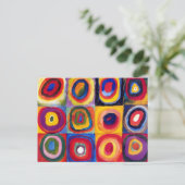 Kandinsky Concentric Circles Postcard Postkarte (Stehend Vorderseite)