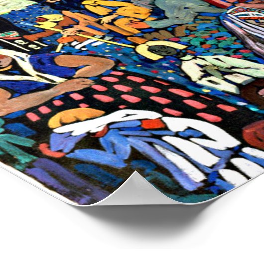 Kandinsky - Das Bunte Leben Poster (Ecke)