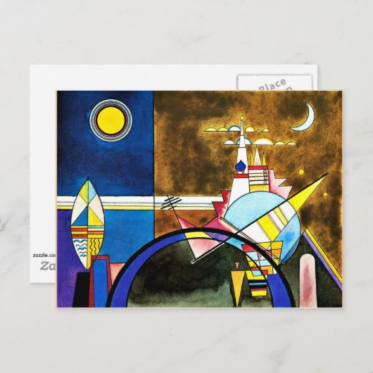 Kandinsky - Das große Tor Kiews Postkarte (Vorne/Hinten)