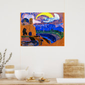 Kandinsky - Das kometenhafte, farbenfrohe abstrakt Poster (Küche)