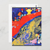 Kandinsky - Das Schicksal der roten Mauer Postkarte (Vorne/Hinten)