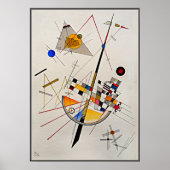 Kandinsky - Delicate Tension, abstract art Poster (Vorne)