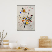 Kandinsky - Delicate Tension, abstract art Poster (Küche)